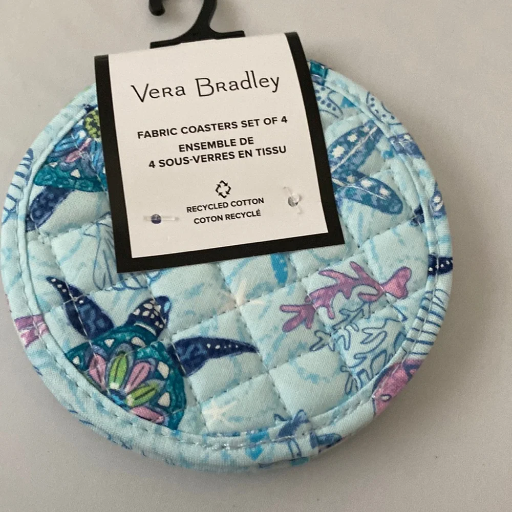 Vera Bradley fabric coasters new